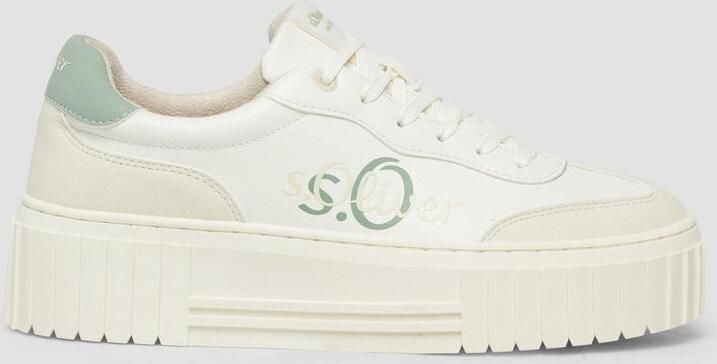 S.Oliver female Trainers met plateauzool en logodetail