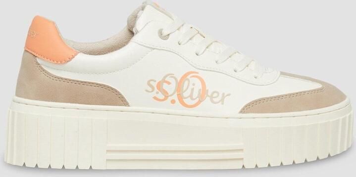 S.Oliver female Trainers met plateauzool en logodetail