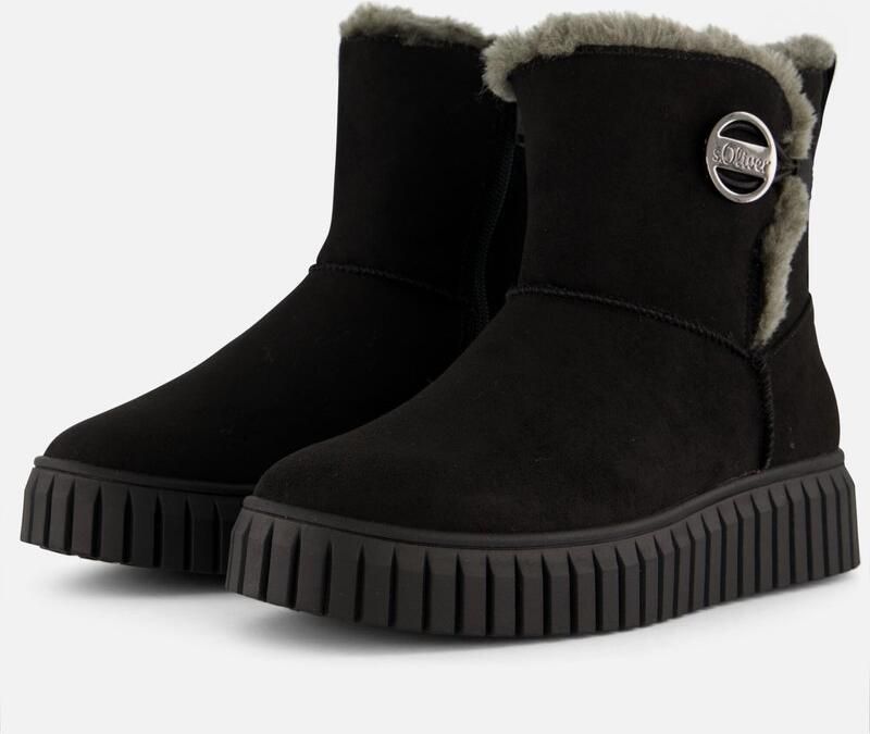 S.Oliver Zwarte Casual Gesloten Booties Vrouwen Black Dames - Foto 3