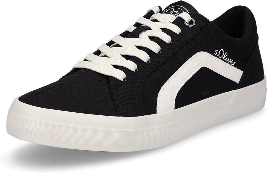 S.Oliver herensneaker zwart wit