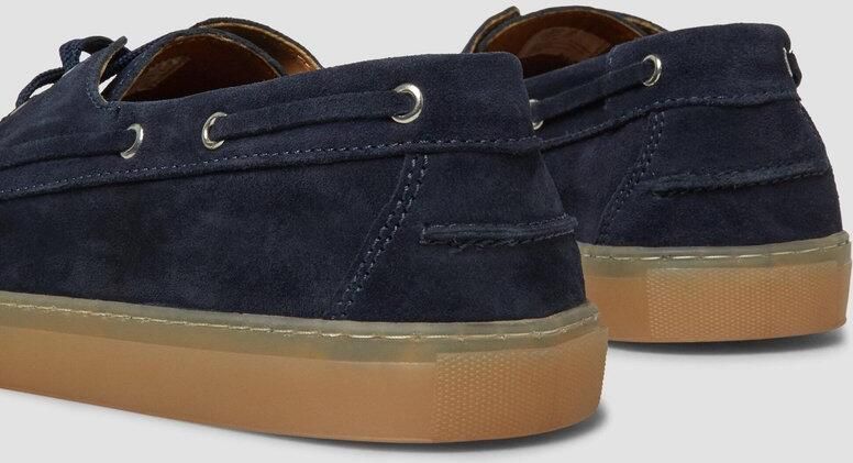 S.Oliver male Leren veterschoen in mocassin-stijl