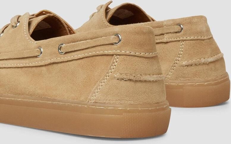 S.Oliver male Leren veterschoen in mocassin-stijl