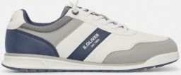 S.Oliver male Sneakers van verschillende materialen met een profielzool