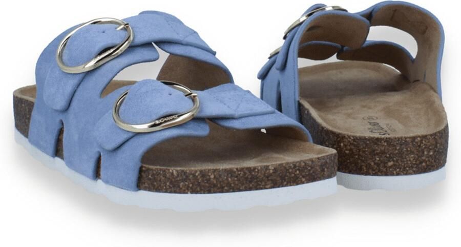 S.Oliver Dames Slipper Blauw - Foto 2