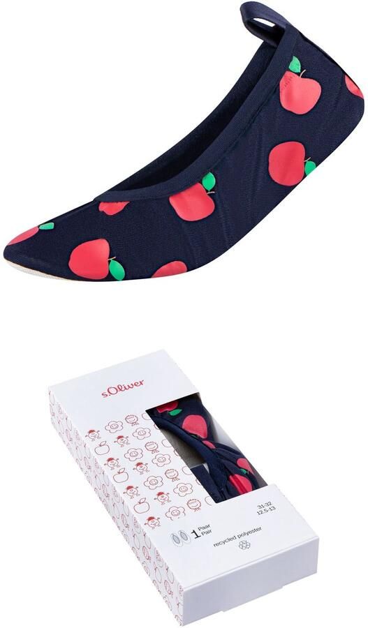 S.Oliver Turnschoenen kinderen gerecycled polyester hielflap elastische band antislipzool sport comfort veiligheid