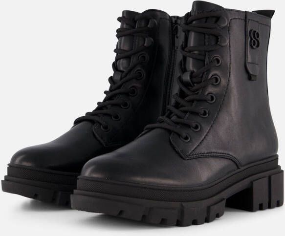 s.Oliver Veterboots zwart Synthetisch