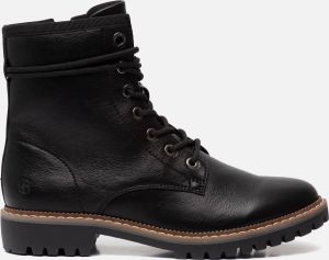 S.Oliver Veterboots zwart Synthetisch
