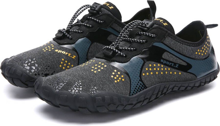 SOMIC Waterschoenen Aquaschoenen Pool Waterschoenen Barefoot Schoenen Trail Running Schoenen Fitnessschoenen -Outdoor Ade d Antislip Instelbaar Schnell Trocknend trailschoenen Zwart