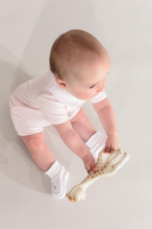 Sophie de Giraf babyslofjes wit babyshower Kraamcadeau - Foto 3