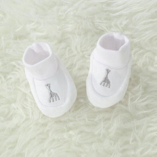 Sophie de Giraf babyslofjes wit babyshower Kraamcadeau - Foto 4