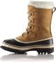 Sorel Caribou Wp Vachtlaarzen Warme Laarzen Dames Cognac + - Thumbnail 1