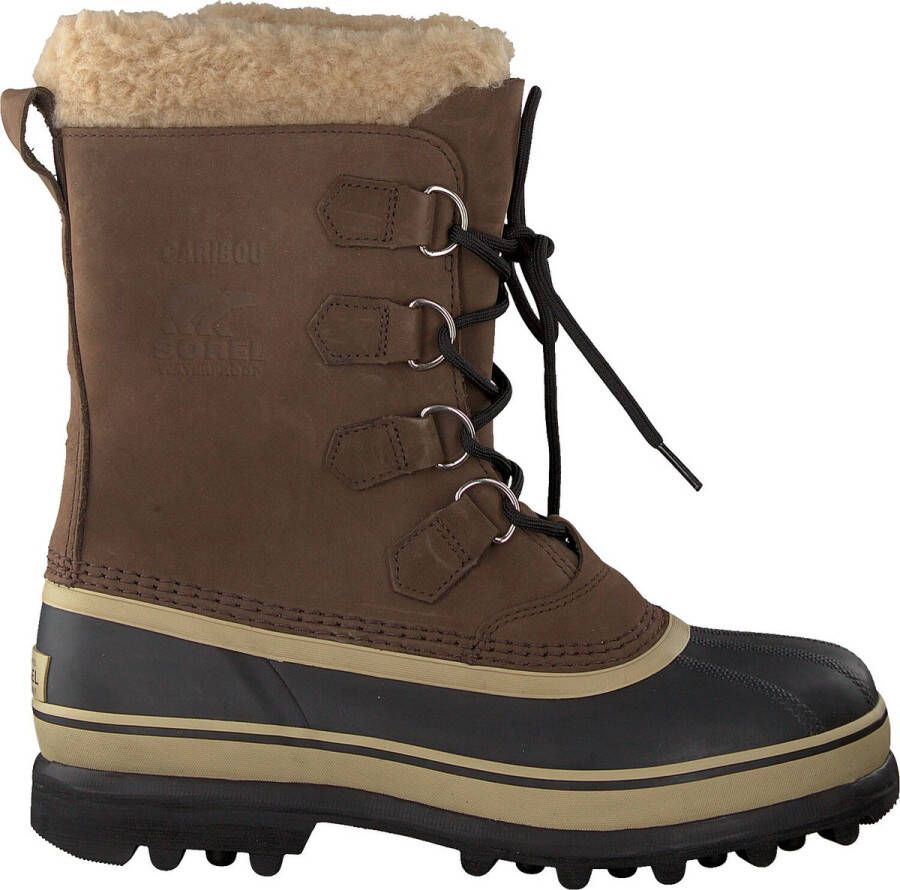 Sorel Caribou Veterboots Laarzen Met Veters Heren Bruin +