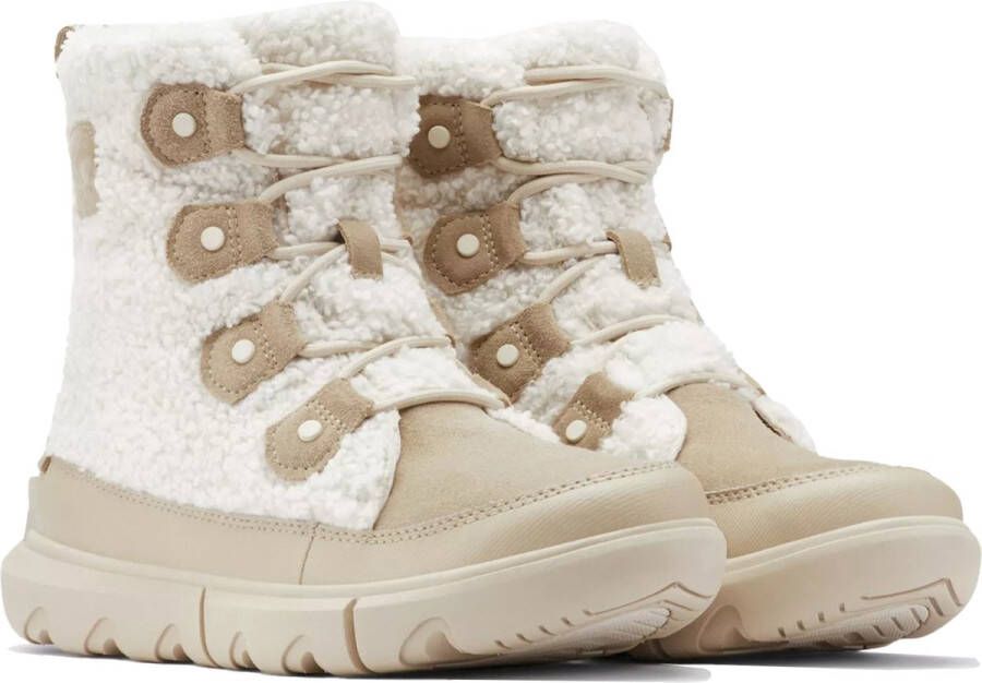 Sorel Explorer II Joan Snowboots Vrouwen beige wit