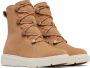 Sorel Women's Explorer III Joan Waterproof Winterschoenen beige bruin - Thumbnail 1
