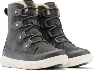 Sorel Women's Explorer II Joan Faux Fur Winterschoenen grijs