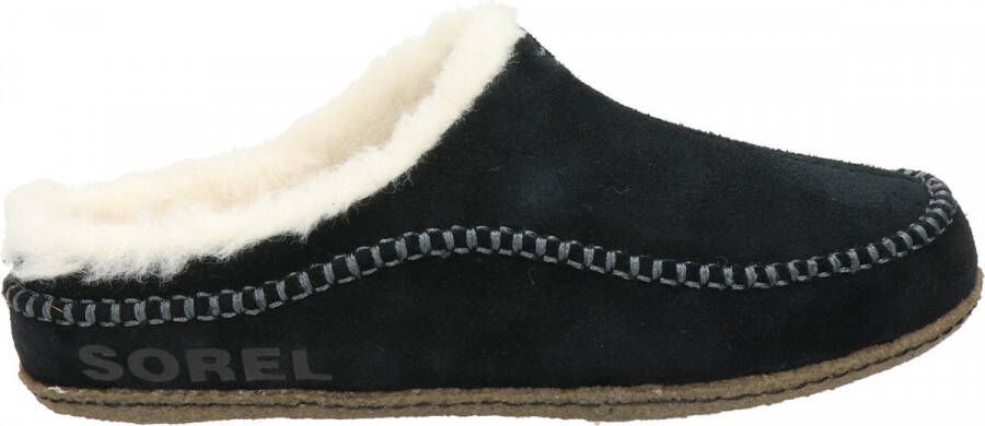 Sorel Lanner Ridge heren pantoffel Zwart
