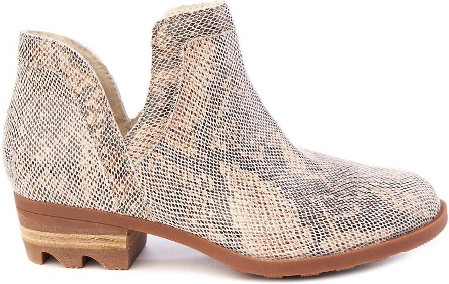 Sorel lolla cut-out boots natural leather zln
