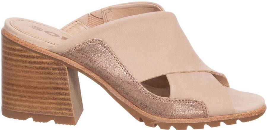 Sorel nadia mule natural tan natural leather zln