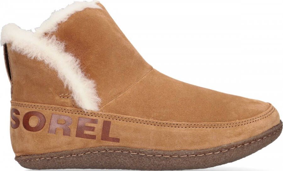 Sorel NAKISKA BOOTIE Dames Sloffen Camel Brown Natural