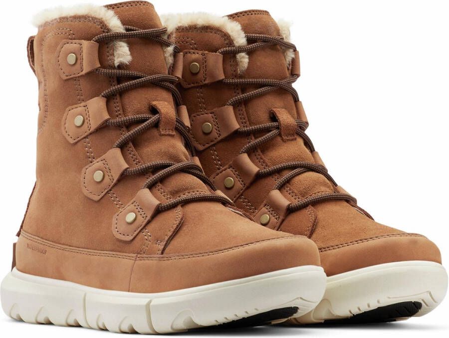 Sorel Explorer Ii Joan Faux Fur Wp Vachtlaarzen Warme Laarzen Dames Cognac +