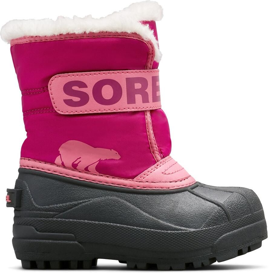 Sorel CHILDRENS SNOW COMMANDER™ BOOT Youth Unisex Little Snowboots Tropic Pink Deep Blush