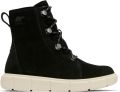 Sorel EXPLORER III JOAN WP Women's Outdoorlaarzen Black Chalk - Chalk/Wit
