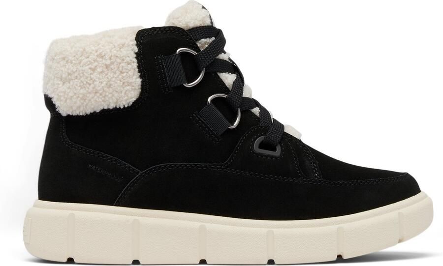 Sorel EXPLORER III NW LACE WP Dames Snowboots Black Sea Salt