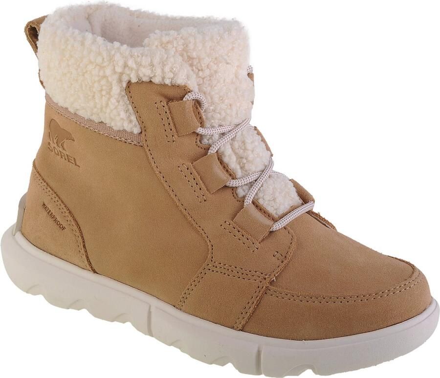 Sorel Explorer Next Carnival WP 2058891262 Vrouwen Beige Sneeuw laarzen