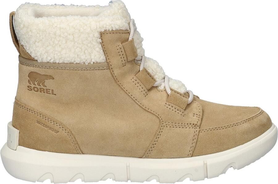 Sorel Explorer Next Carnival WP 2058891262 Vrouwen Beige Sneeuw laarzen