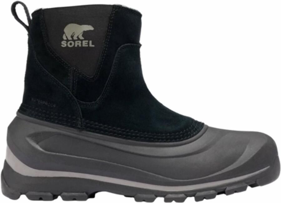Sorel Men Buxton Pull On Boot WP Black Quarry