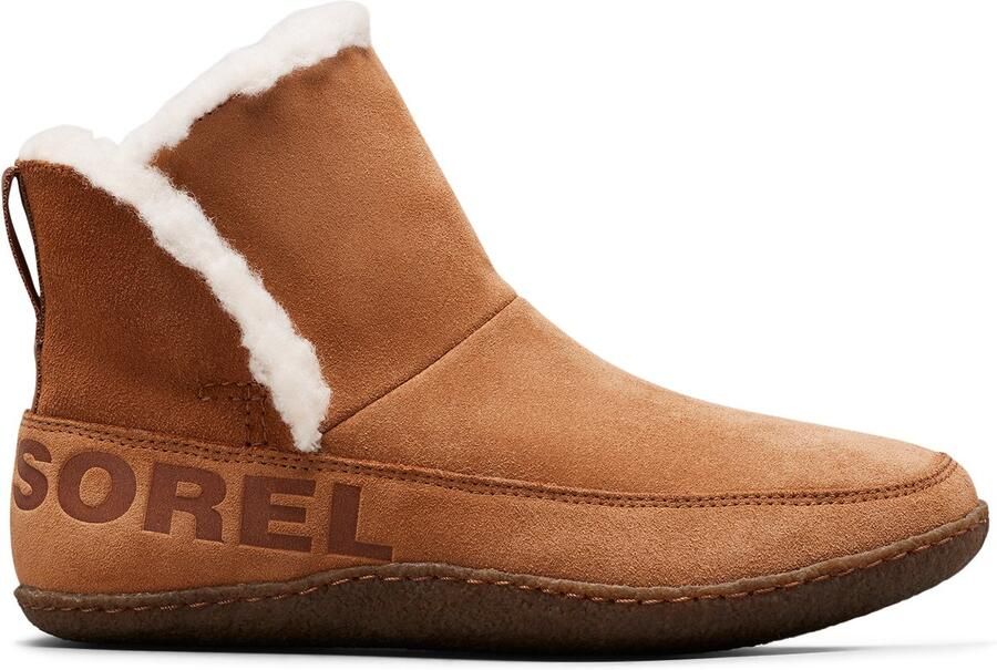 Sorel NAKISKA BOOTIE Dames Sloffen Camel Brown Natural