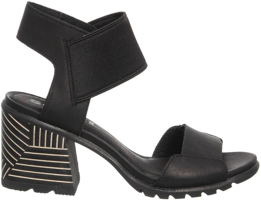 Sorel Sandalen Nadia Zwart Natuurlijk Leer Zwart