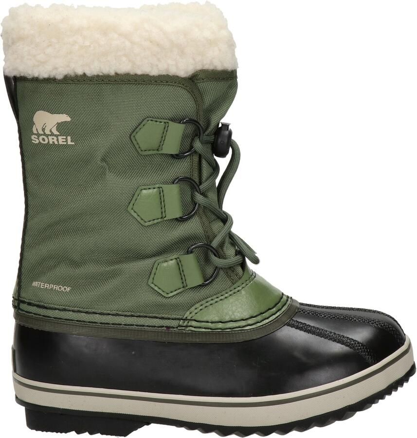 Sorel snowboots kaki Groen Nylon Meerkleurig 34 - Foto 2