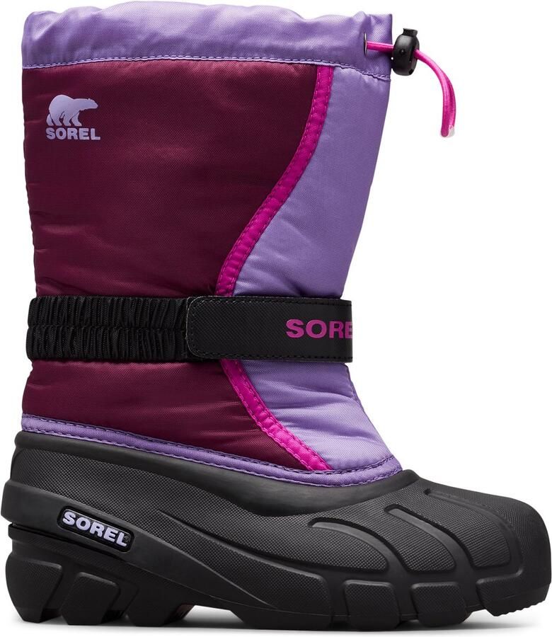 Sorel YOUTH FLURRY™ BOOT Unisex Snowboots Purple Dahlia Paisley Purple