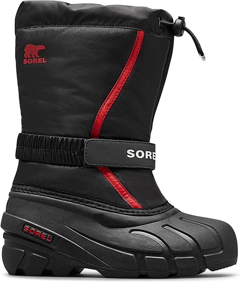 Sorel YOUTH FLURRY™ BOOT Youth Unisex Snowboots Black Bright Red