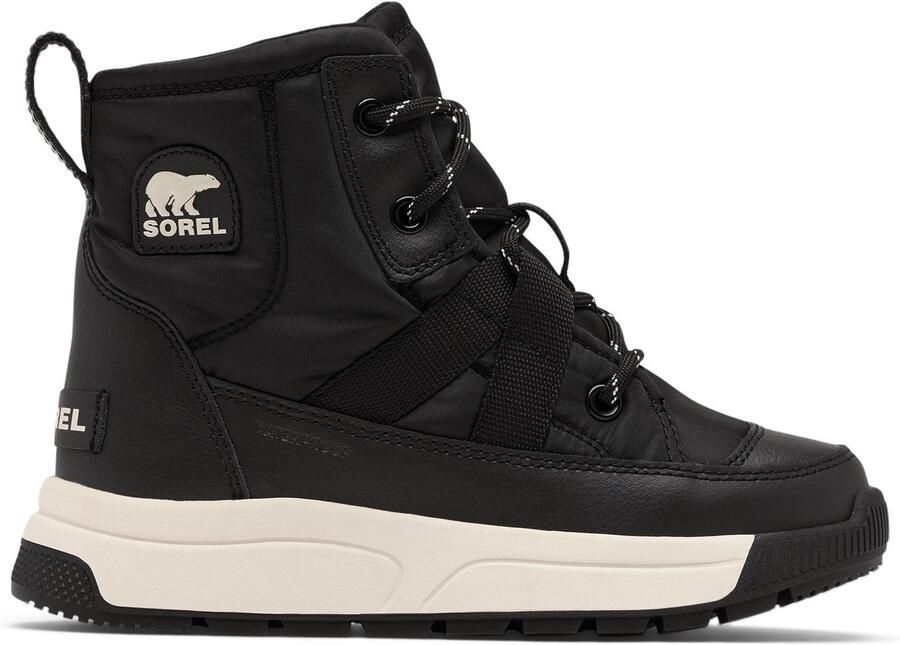 Sorel YOUTH WHITNEY™ III MID WP Unisex Snowboots Black Sea Salt