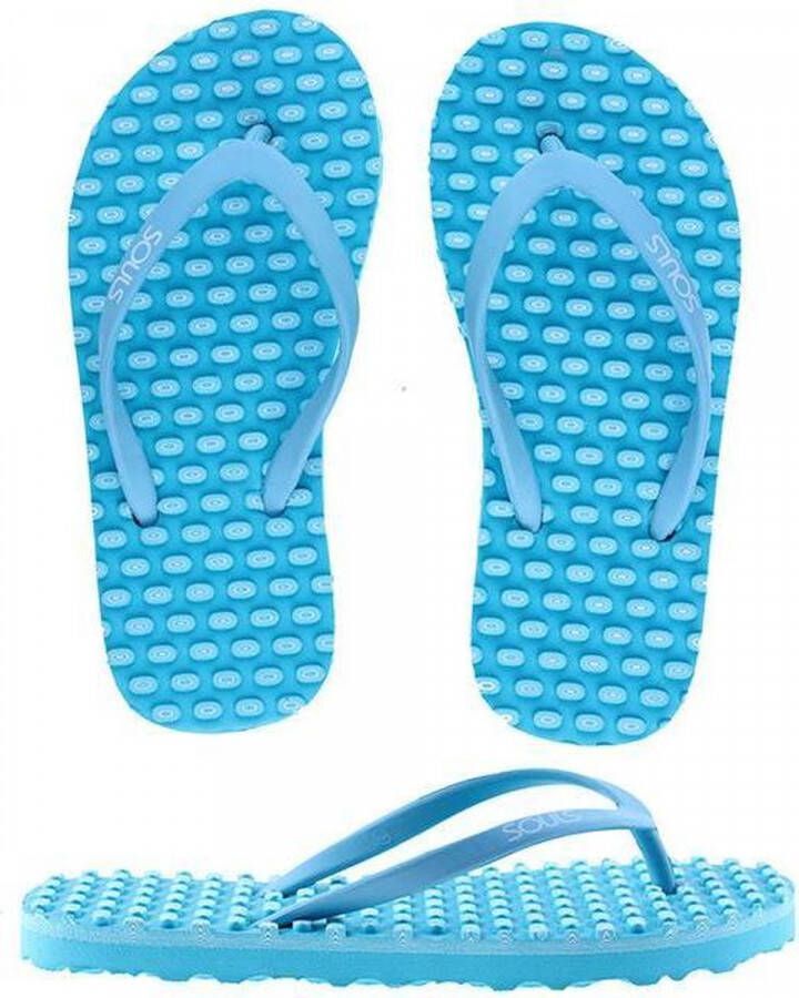 Souls Slippers Comfort Tropical Aqua Kids Maat S (29)