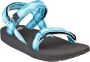 Source Classic Sandaal dames Wandelsandalen Vrouwen blauw zwart wit - Thumbnail 1