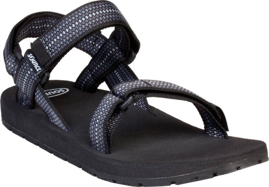 Source Classic Sandaal heren Wandelsandalen Mannen zwart wit paars blauw