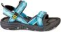 Source Classic Sandaal dames Wandelsandalen Vrouwen blauw wit zwart - Thumbnail 1