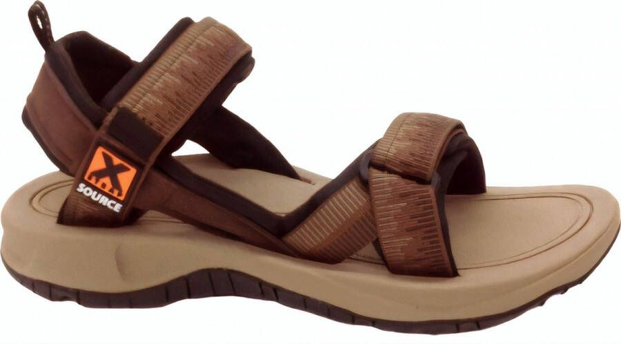 Source Sandalen Gobi Heren Eva polyester microfiber Bruin