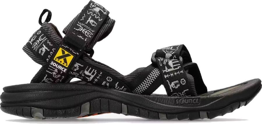 Source sandalen voor heren Gobi 2.0 Black Inca outdoor Zwart - Foto 2
