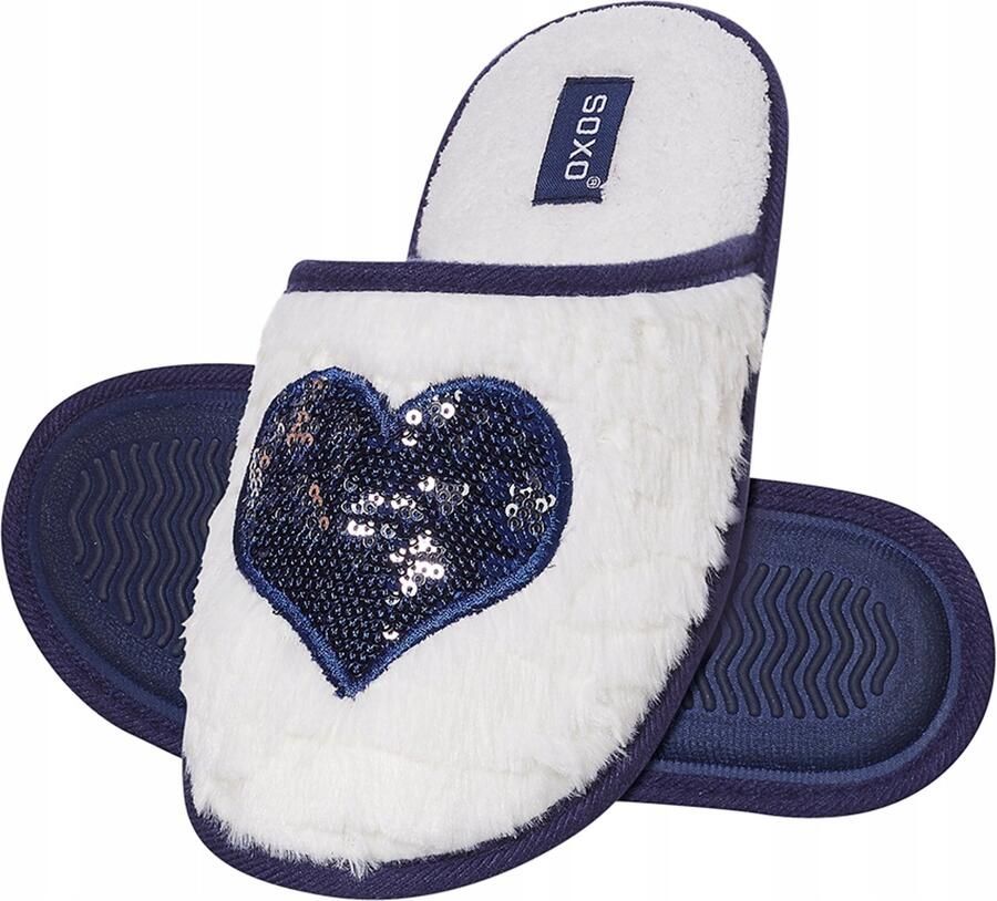 Soxo Damespantoffels Hart Zachte Pluche Pantoffels