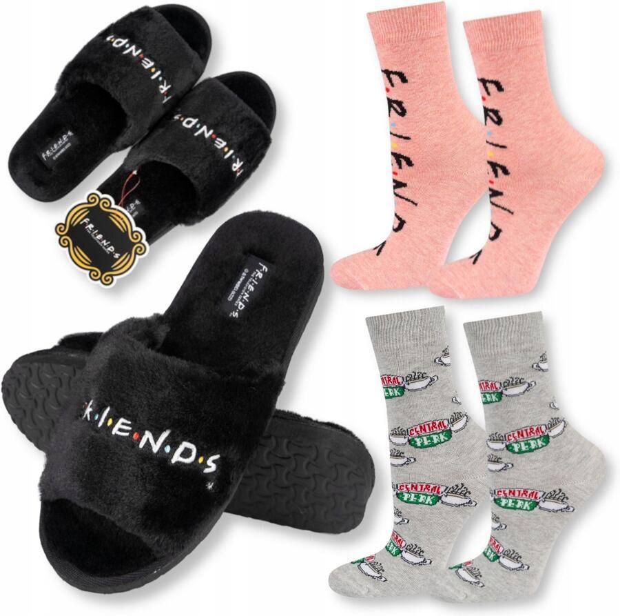 Soxo Friends Dames Pantoffels & Sokken Set