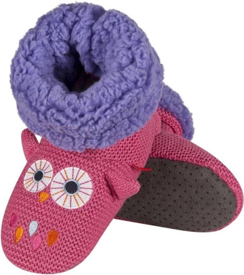 Soxo Hoge Roze Pantoffel voor Meisjes Zachte Polyester met Antislipzool Roze Sloffen voor Meisjes Sloffen voor meisjes Roze pantoffels met antislipzool Roze sloffen meisjes Roze pantoffels met antislip