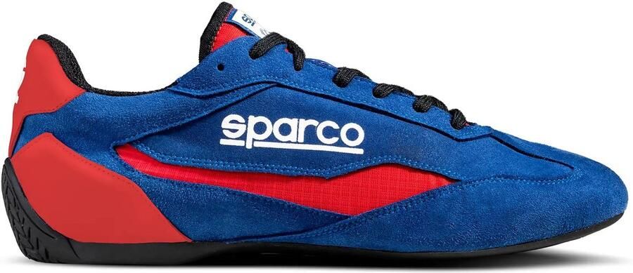 SPARCO S-DRIVE Blauw Lage Racing Sneaker met Ade de Zool en Sportieve Look Marineblauw
