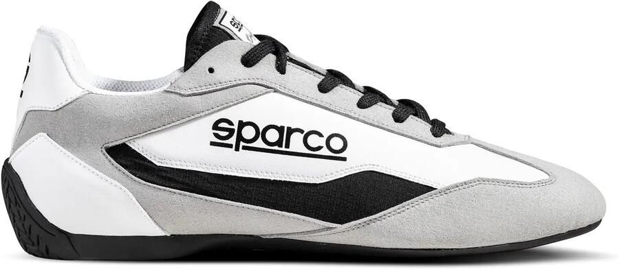 SPARCO S-DRIVE Wit Lage Racing Sneaker met Ade de Zool en Sportieve Look Wit