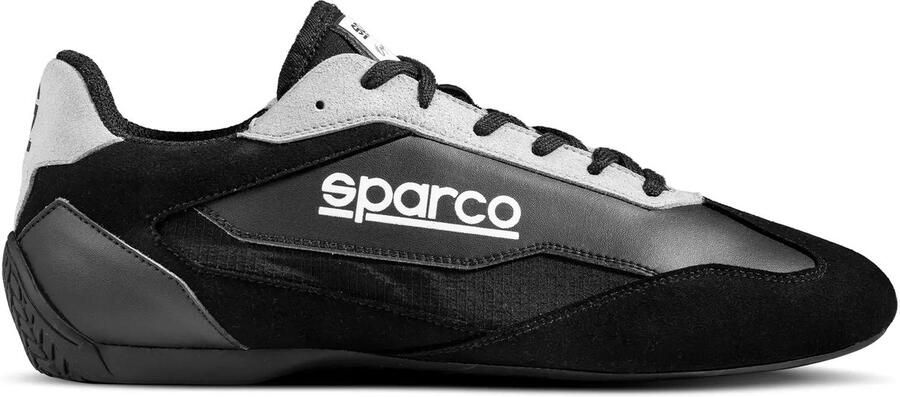 SPARCO S-DRIVE Zwart Lage Racing Sneaker met Ade de Zool en Sportieve Look Zwart