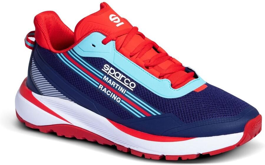 SPARCO S-RUN MARTINI RACING Lichtgewicht Sneakers met Iconische Martini Racing Livery Blauw - Foto 2