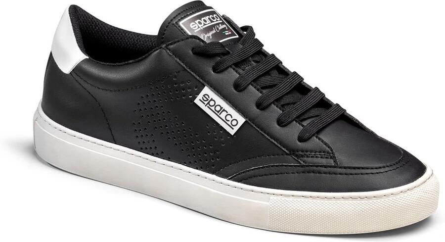 SPARCO S-TIME Zwart Stijlvolle Smart Casual Sneaker met Comfortzool Zwart